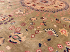 5x7 Antique Beljik Tabriz Handmade Rug, Rugs For Living Room, Bedroom Rug, Office Rug, Vintage Style Home Decor 6.9x5.1 Ft, Medium Size Rug