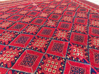 5.1x5.11 Collectible Rug Vintage Mashwari Afghan Handmade Rug, Rugs For Living Room, Bedroom Rug, Vintage Style Rug, Medium Size Rug