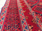 5.1x5.11 Collectible Rug Vintage Mashwari Afghan Handmade Rug, Rugs For Living Room, Bedroom Rug, Vintage Style Rug, Medium Size Rug