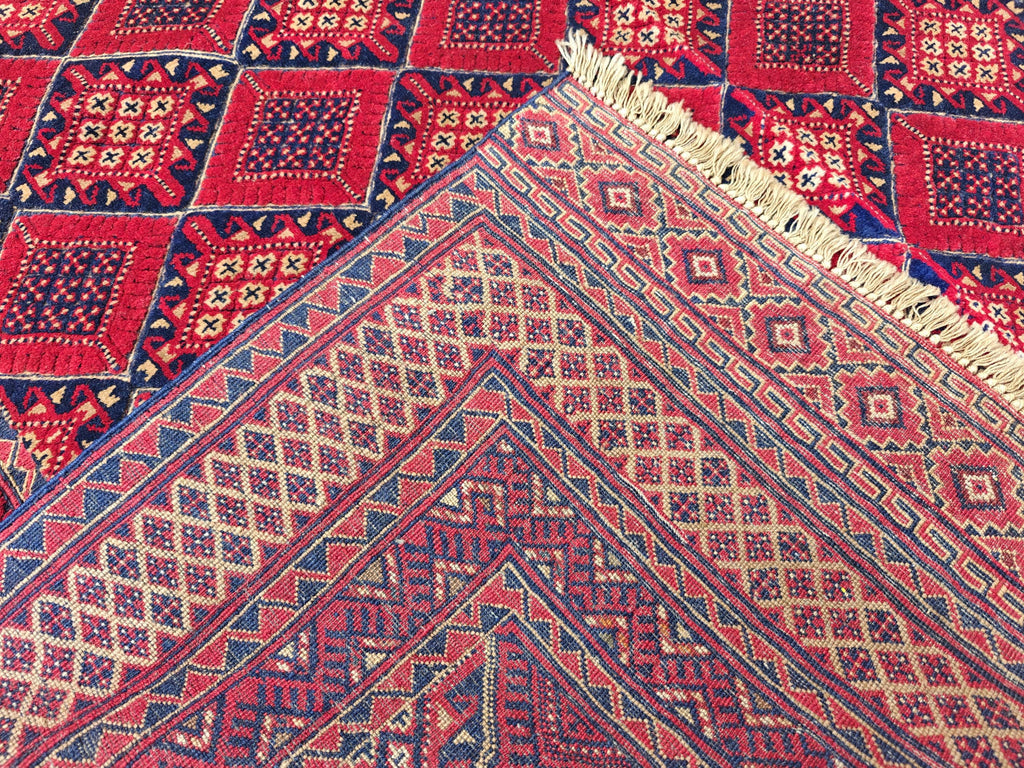 5.1x5.11 Collectible Rug Vintage Mashwari Afghan Handmade Rug, Rugs For Living Room, Bedroom Rug, Vintage Style Rug, Medium Size Rug