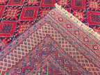 5.1x5.11 Collectible Rug Vintage Mashwari Afghan Handmade Rug, Rugs For Living Room, Bedroom Rug, Vintage Style Rug, Medium Size Rug