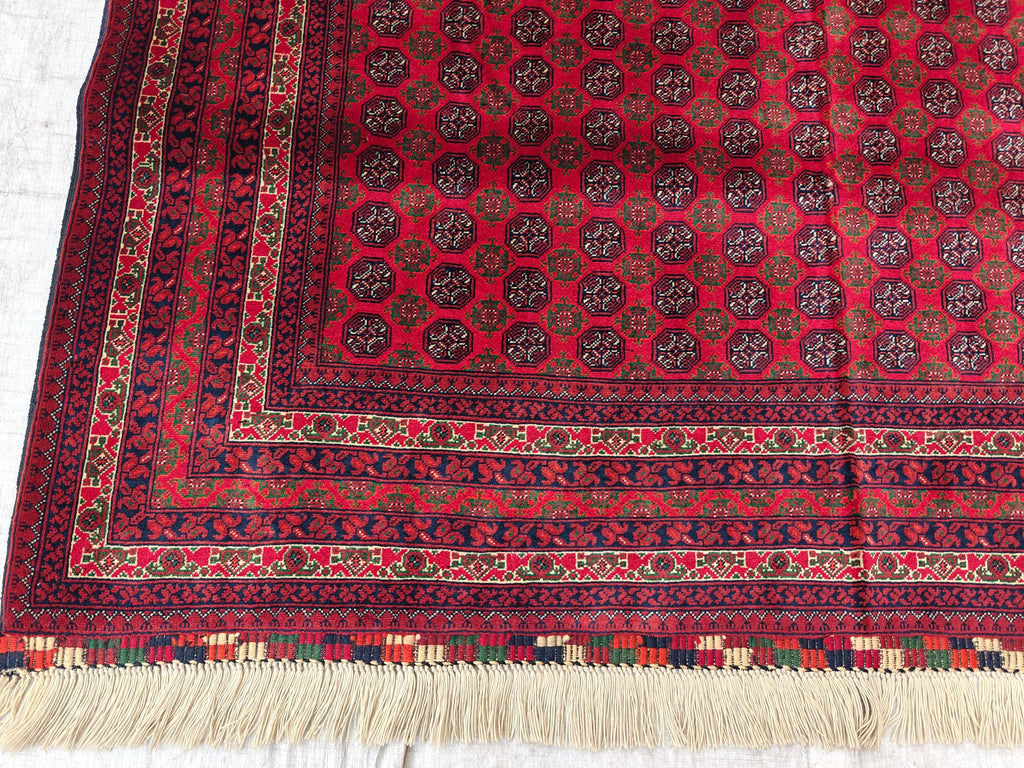 5x7 Beljik Mawrai Gul Afghan Handwoven Rug, Rugs For Living Room, Bedroom Rug, Office Rug, Collectible Rug 6.5x4.10 Medium Size Rug