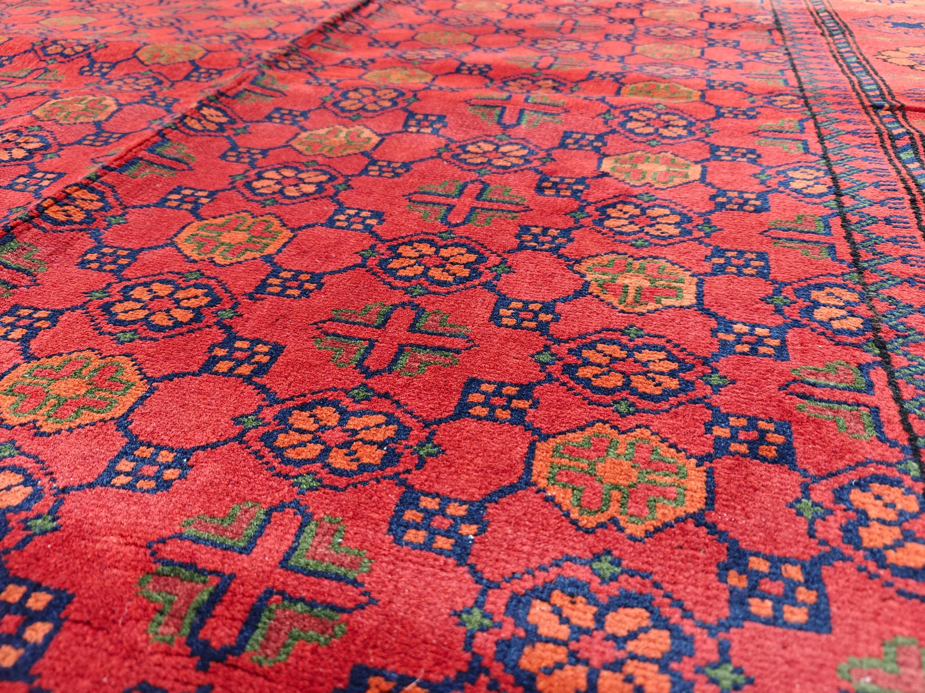 5x7 Collectible Vintage Afghan Bashiri Handwoven Rug, Vintage Home Decor, Rugs for Living Room, Bedroom Rug, One of kind Rug 6.9x5.3 ft