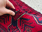 2x6 Entryway Runner, Bukhara Afghan Handmade Runner Rug, Hallway Runner, Short Runner for Hallway's, Stairs Rug, Corridor Runner 6.5x2 ft