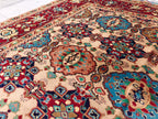 7x10 Elegant Colorful Kashi Afghan Handmade Rug, Rugs For Living Room, Bedroom Rug, Office Rug, Large area Rug 10.3 x 6.8 ft