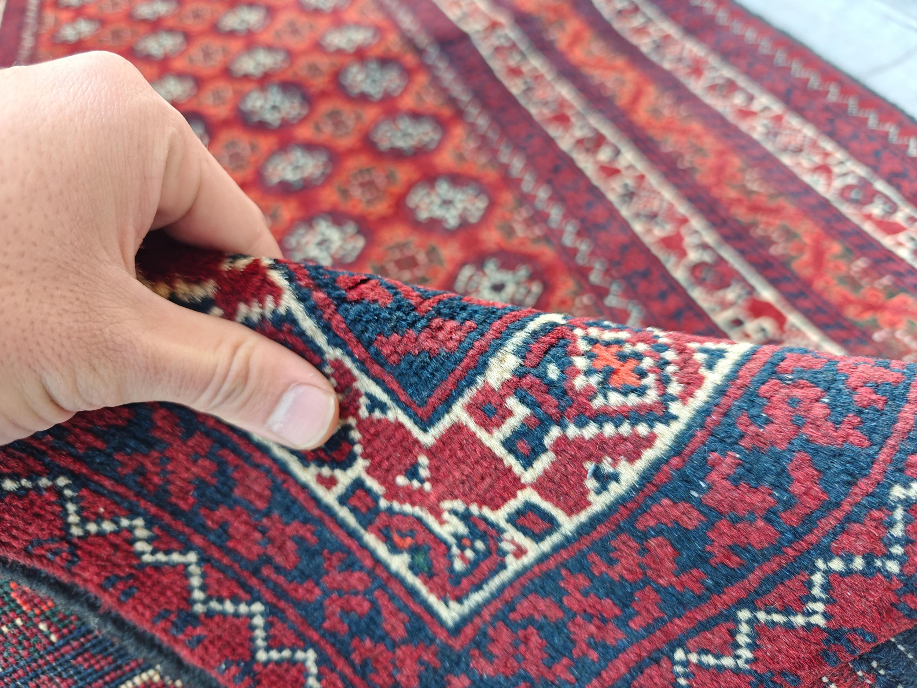 3x6 Vintage Mawrai Gul Afghan Handmade Runner, Hallway Runner, Entryway Runner, Short Narrow Rug, Rugs For Living Room 6.2x2.10