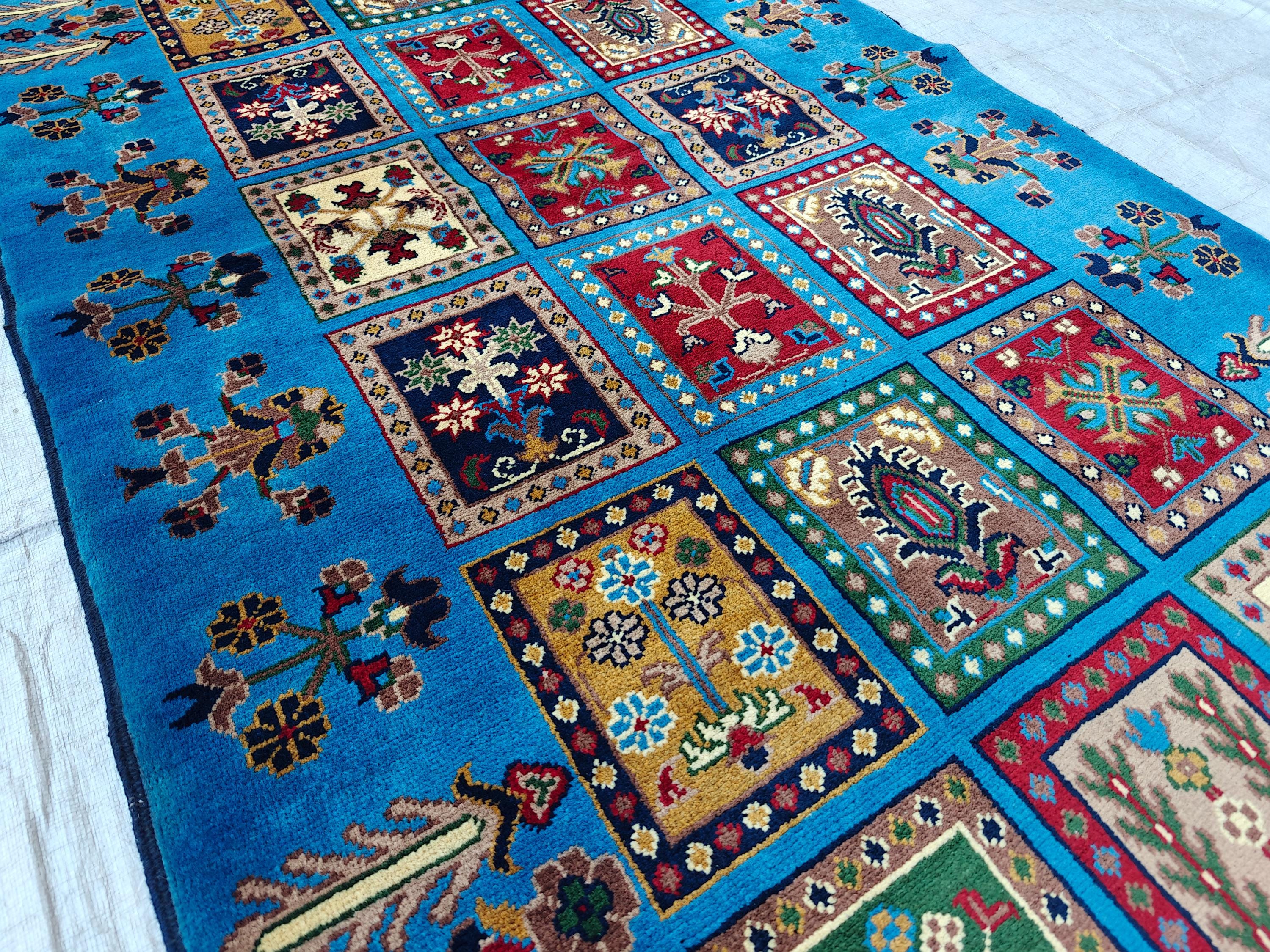 3x7 Afghan Handmade Runner 6.7 x 3.1 ft, Hallway Runner, Entryway Runner, Short Narrow Rug, Rugs For Living Room