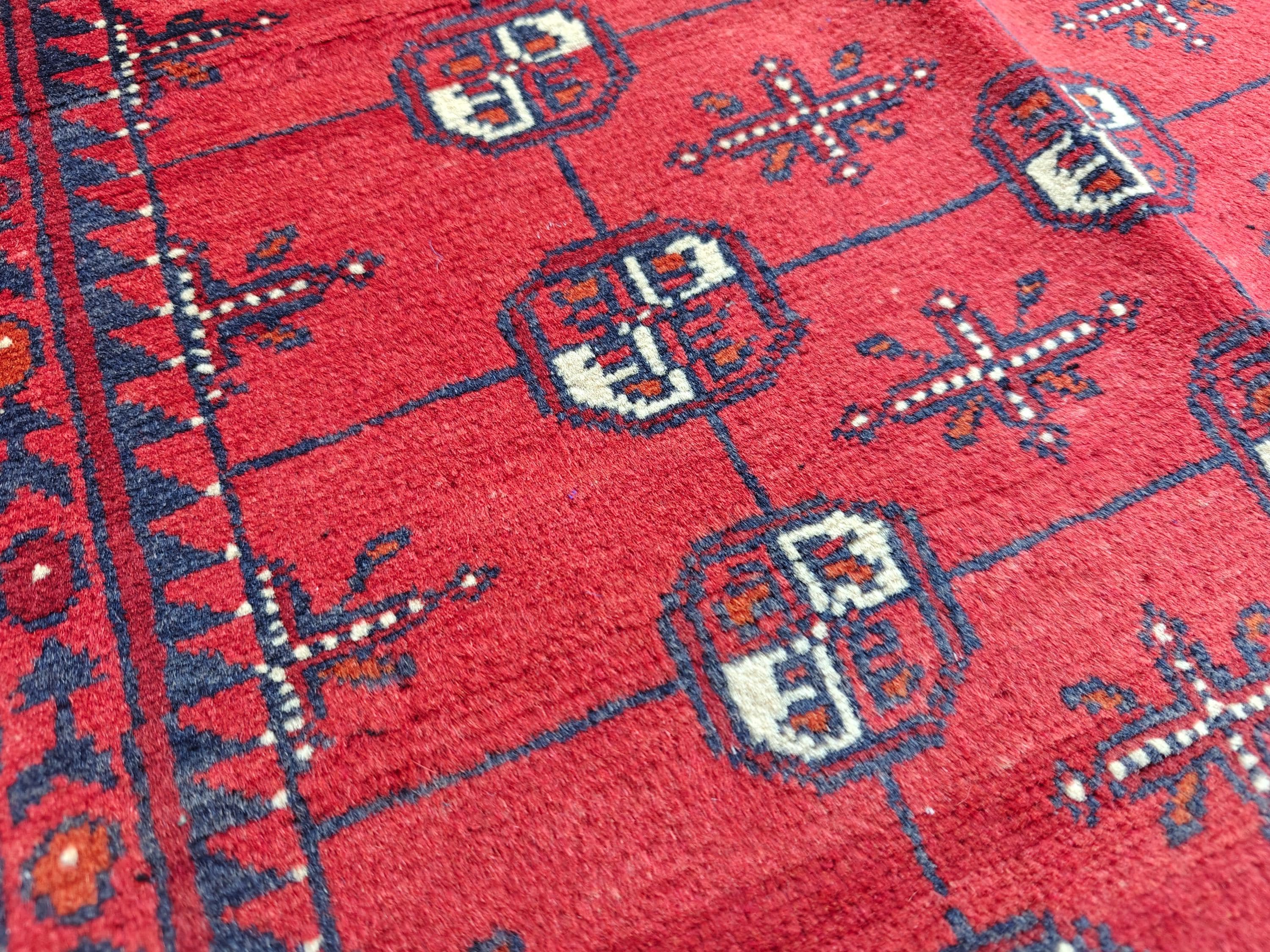 4.2x2.8 Vintage Mawri Gul Afghan Handmade Rug, Small Area Rug, Rugs for Living Room, Bedroom Rugs, Farmhouse Rug