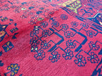 3x5 Vintage Khal Mohammadi Afghan Handmade Rug, Collectible Item, Rugs for Living Room, Bedroom Rug, Farmhouse Rug, 4.11x3.4 ft