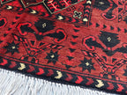 2.7x4.1 Vintage Khal Mohammadi Afghan Handwoven Rug, Collectible Item, Rugs for living Room, Bedroom Rug, Wall Hanging Rug, Entryway Rug