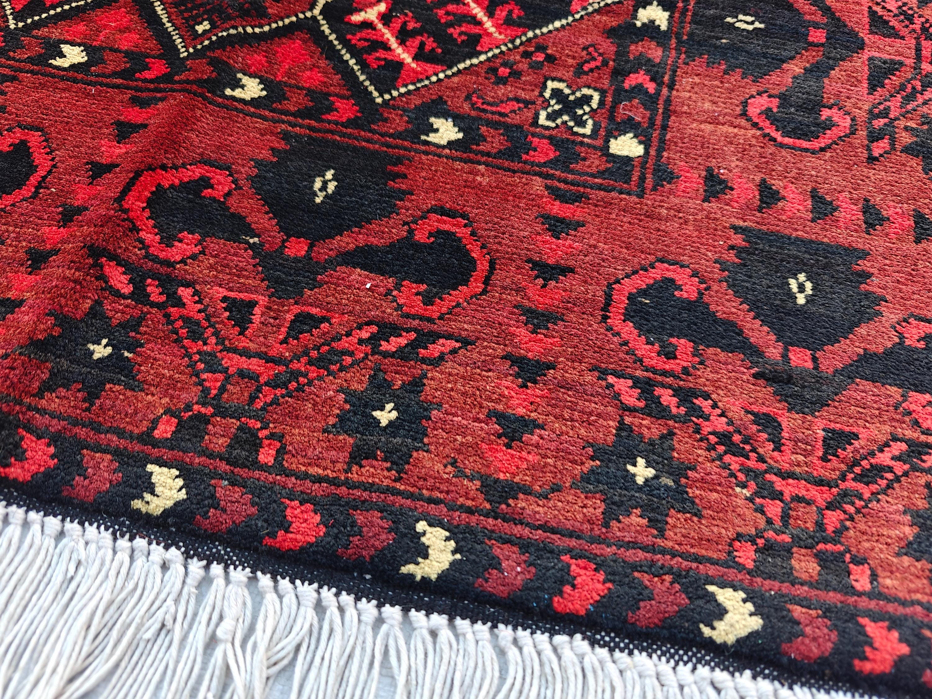 2.7x4.1 Vintage Khal Mohammadi Afghan Handwoven Rug, Collectible Item, Rugs for living Room, Bedroom Rug, Wall Hanging Rug, Entryway Rug