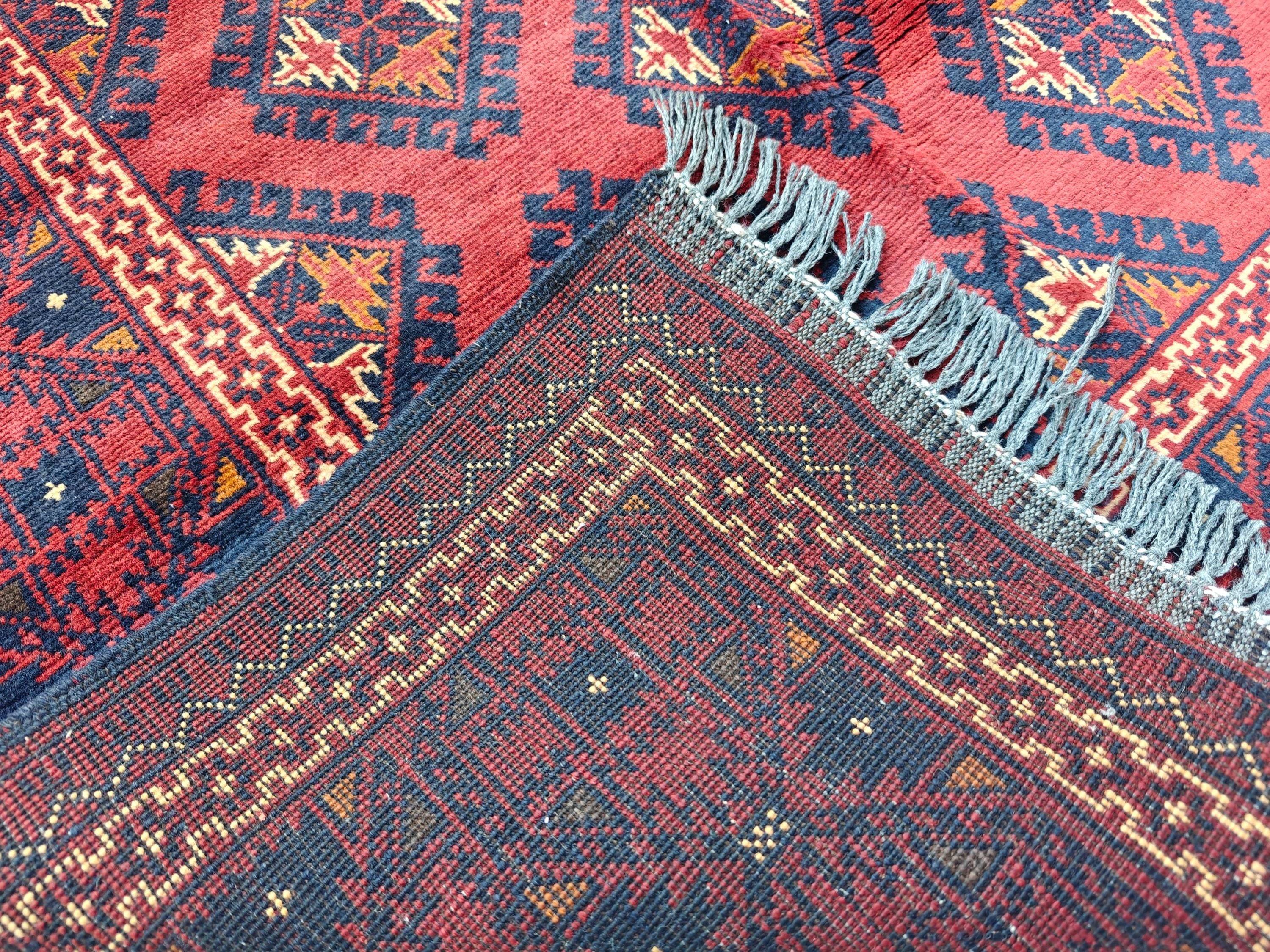 1980s Vintage Chinar Gul Afghan Handwoven Rug, Vintage Home Style, Farmhouse Rug, Collectible Rug, Bedroom Rug 4.10x3.4 ft