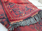 1970s, 3x5 Collectible Item Vintage Khal Mohammadi Rug, Bedroom Rug, Hallway Rug, Accent Rug, Entryway Rug, Rugs for Living Room 4.10x3.7 ft