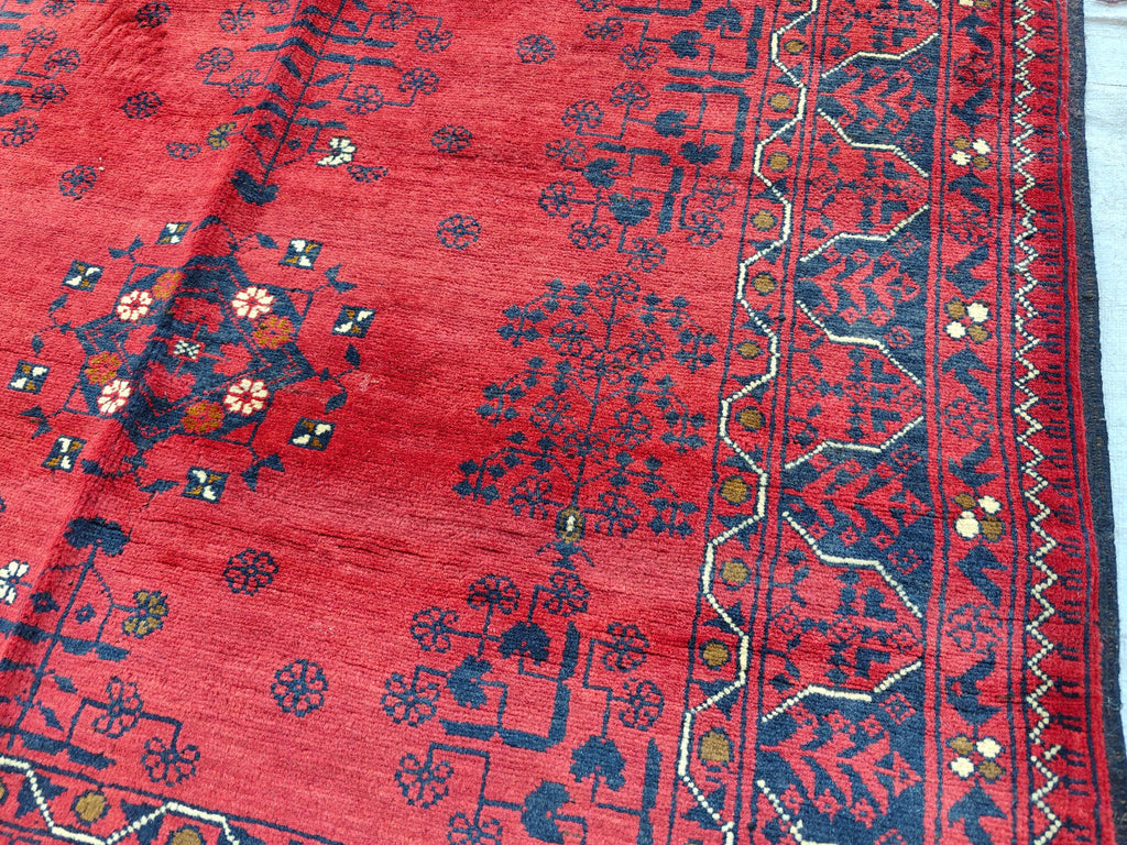 1970s, 3x5 Collectible Item Vintage Khal Mohammadi Rug, Bedroom Rug, Hallway Rug, Accent Rug, Entryway Rug, Rugs for Living Room 4.10x3.7 ft