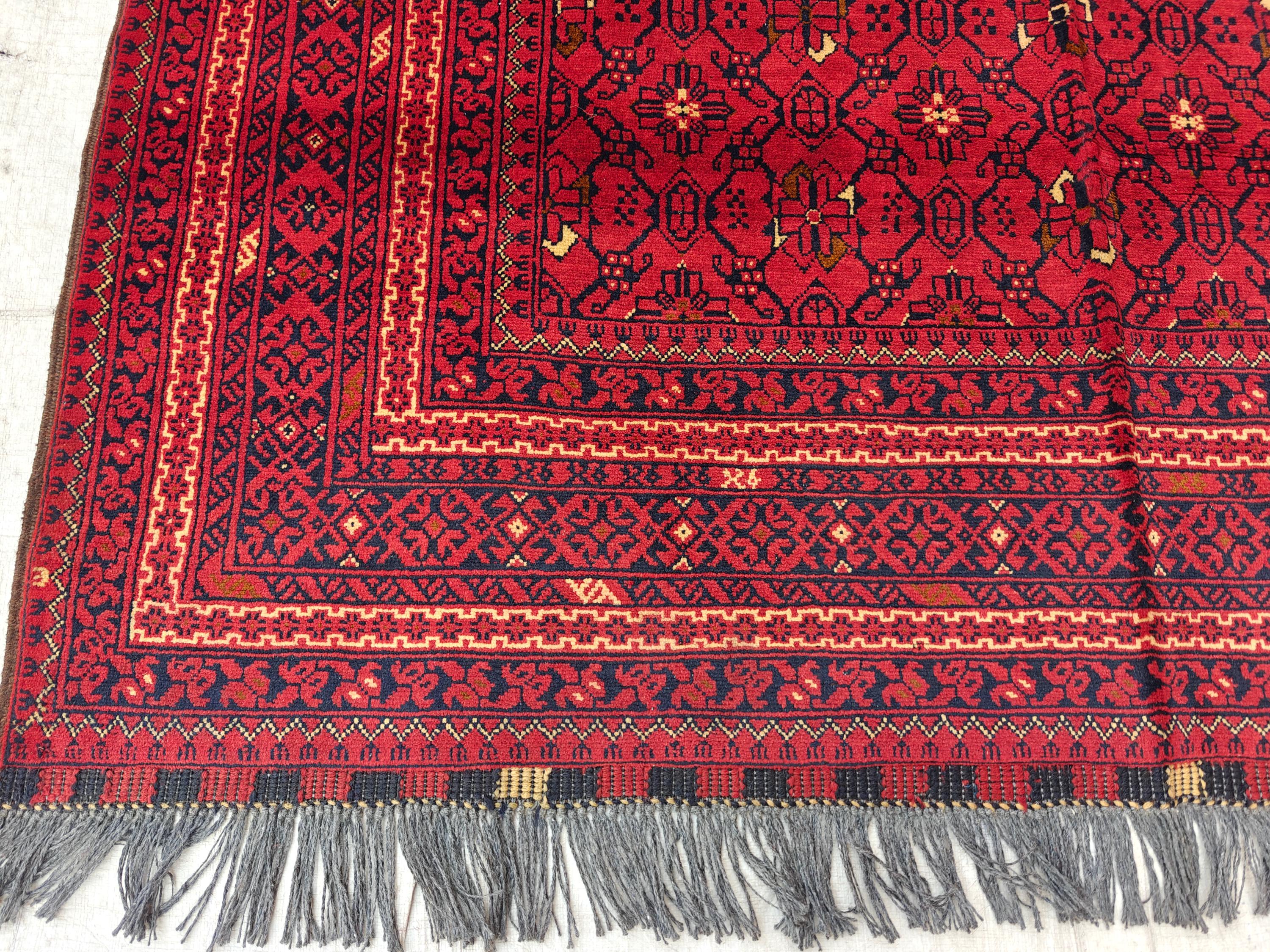 7x5 Vintage Bashiri Afghan Handmade Rugs, Living Room Rugs, Bedroom Rugs, Collectible Rugs, Farmhouse Rug 6.5x5 ft