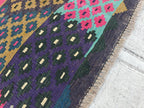 Afghan Kilim Rug – 6x10ft, Handmade Wool Flat Weave Carpet – Vintage Boho Tribal Rug for Living Room, Bedroom, or Kitchen 300x194 cm