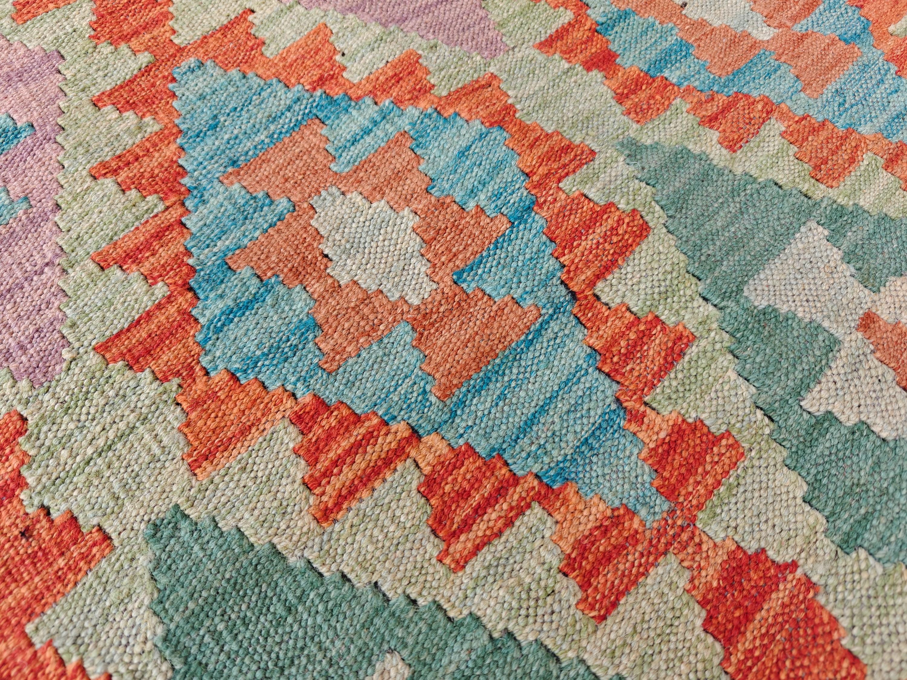 4x9 Kilim Afghan Tribal Handmade Rug, Large Area Rug, Rugs For Living Room, Bedroom Rug, Vintage Style Home Decor, Farmhouse Rug 9.3x3.9 ft