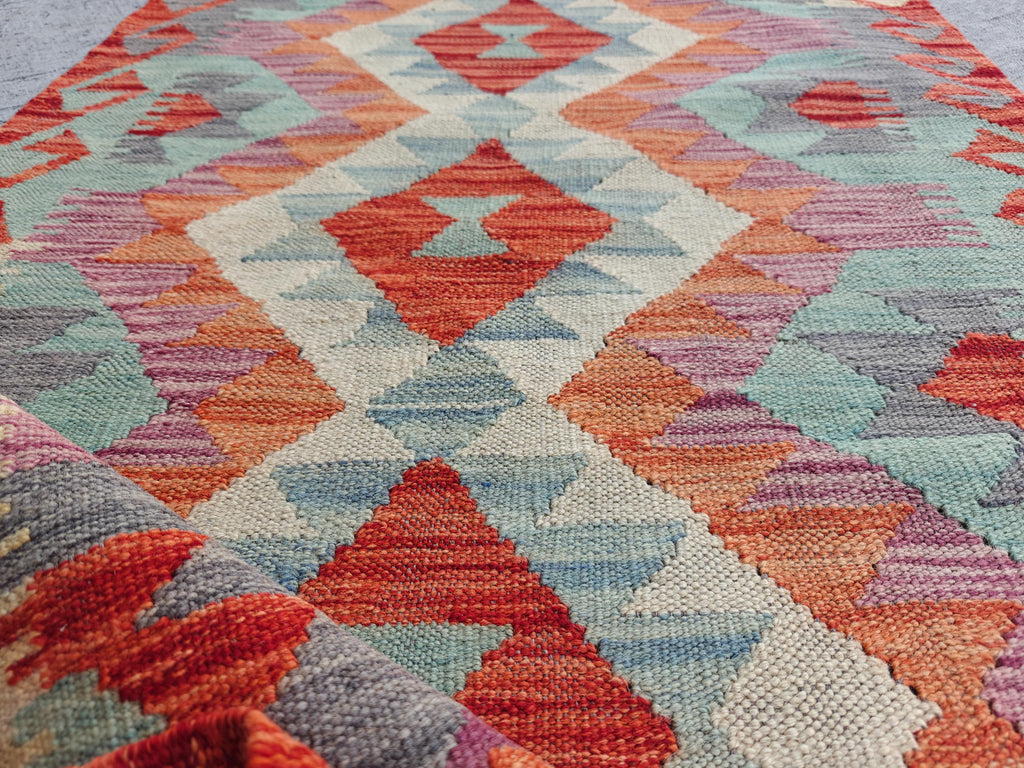 16ft, Handmade Afghan Chobi Kilim Hallway Runner- Boho Entryway Rug, Long Narrow Doorway Rug, Large Area Rug, Natural Wool, Durable 487x81cm