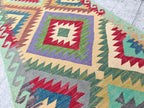 16x2 Kilim Afghan Handwoven Runner, Long Narrow Hallway Runner, Entryway Runner, Rugs For Living Room, Farmhouse Runner 16.4 x 2.8 ft