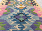 16x2 Long Narrow Hallway Runner, Afghan Handmade Runner, Entryway Runner, Traditional and Tribal Runner for Farmhouse, Living Room, Office