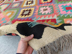6x8ft, Kilim Afghan Handmade Tribal Rug, Rugs For Living Room, Bedroom Rug, Farmhouse Rug, Natural veg dye wool Rug, One of a kind Rug