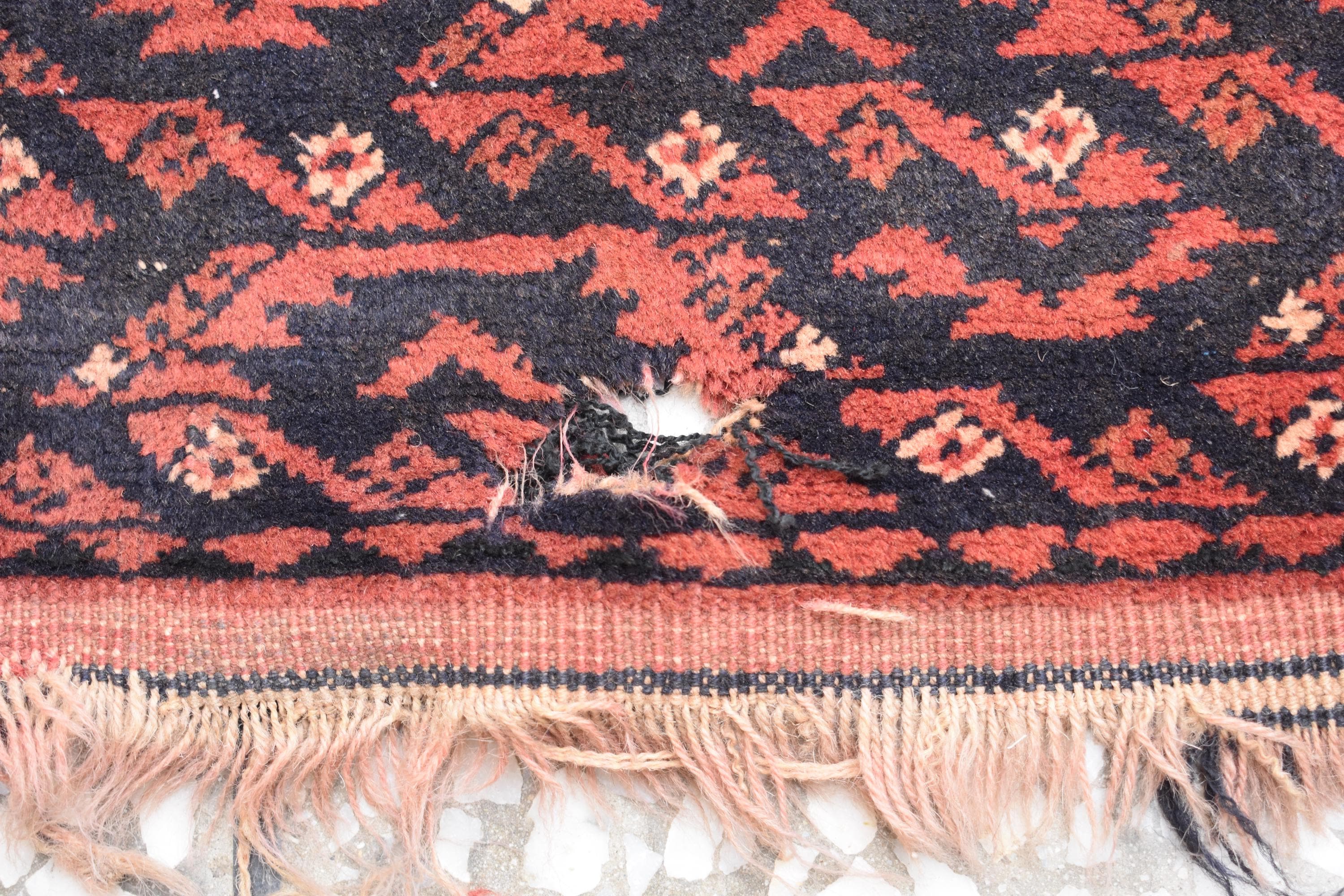 130-Year-Old Vintage Handmade Afghan Runner Rug – 9.8x2.6 ft – Antique Tribal Carpet – Boho Home Decor – Rare Collectible Rug