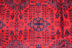 Handmade Beljik Rug 10.8x8.2 ft – Afghan Wool Carpet, Luxury Tribal Area Rug, Red Oriental Rug, Rugs For Living Room, Dining Room Rug