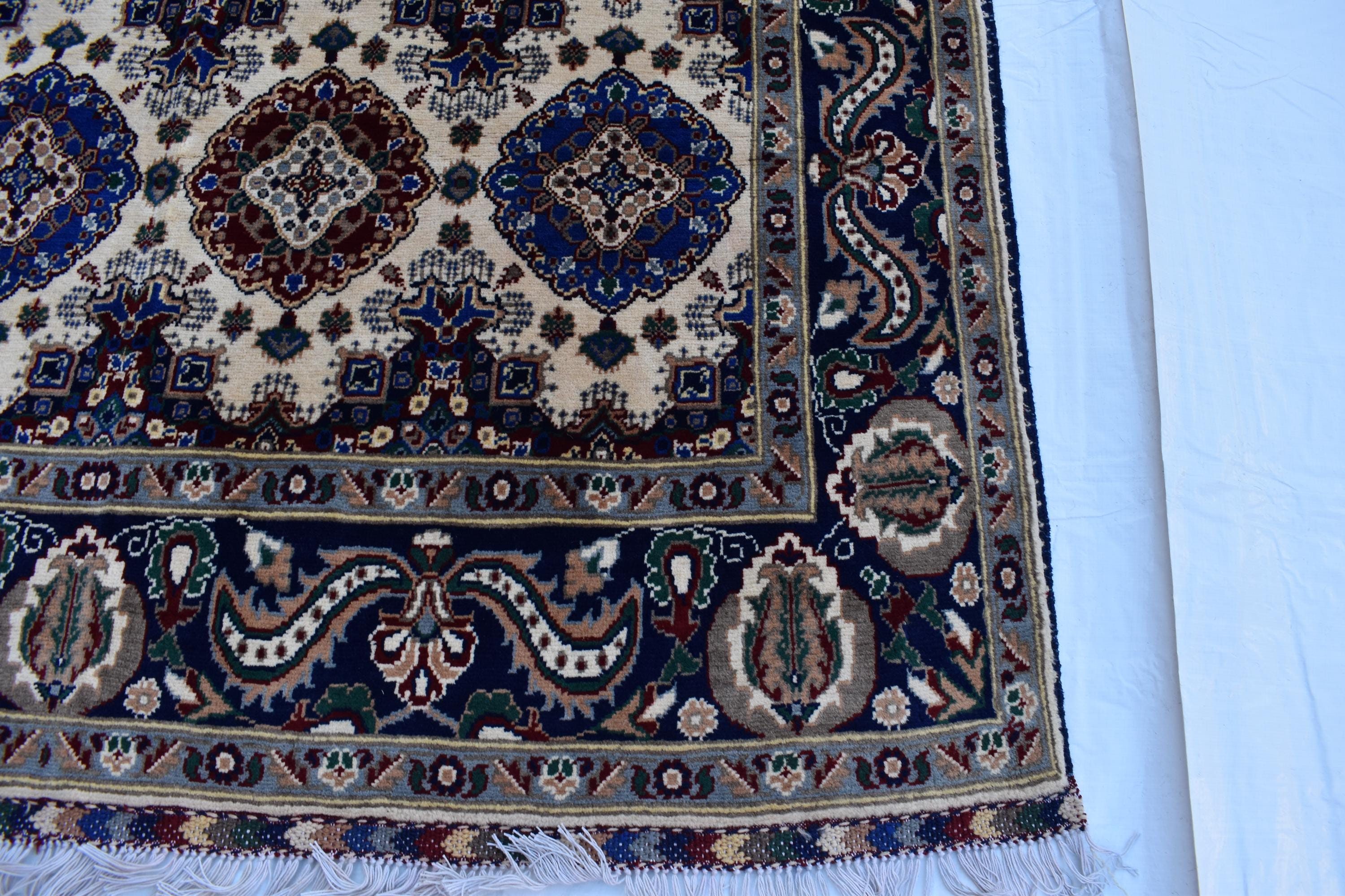 Handmade Maranus Rug – 6.5x4.9 ft – Afghan Wool Tribal Geometric Design – Multicolor – Bohemian Living Room Decor – Eco-Friendly-Medium Size