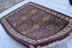 6x5 Handmade Maranus Rug–Afghan Wool Tribal Geometric Design – Multicolor Rug – Bohemian Living Room Decor – Eco-Friendly 6.5x4.9 ft