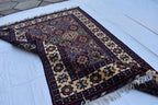 6x5 Handmade Maranus Rug–Afghan Wool Tribal Geometric Design – Multicolor Rug – Bohemian Living Room Decor – Eco-Friendly 6.5x4.9 ft