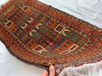 Handmade Afghan Ayni Runner – 6.6x3.1 ft | Wool Tribal Hallway Rug | Oriental Runner | Boho Home Decor Carpet | Short Entryway Rug