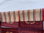 Afghan Handmade Khal Mohammadi Pillow Covers – 1.11 x 2.8 ft Each – Authentic Tribal Decor