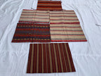 Afghan Handmade Khal Mohammadi Pillow Covers – 1.11 x 2.8 ft Each – Authentic Tribal Decor
