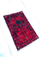 Handmade Beljik Prayer Mat 4.3 x 2.8 ft | Islamic Rug | Muslim Prayer Rug | Soft & Luxurious Sajjadah | Turkish Style Janamaz | Islamic Gift