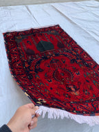 Handmade Beljik Prayer Mat 4.3 x 2.8 ft | Islamic Rug | Muslim Prayer Rug | Soft & Luxurious Sajjadah | Turkish Style Janamaz | Islamic Gift