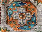 6x8 Hand-Knotted Chobi Rug – Beige & Multicolor Wool Carpet, Traditional Floral Design, Rug for living room, Bedroom Modern Rug 7.10x5.7 ft