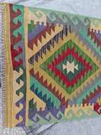 16x2 Kilim Afghan Handwoven Runner, Long Narrow Hallway Runner, Entryway Runner, Rugs For Living Room, Farmhouse Runner 16.4 x 2.8 ft