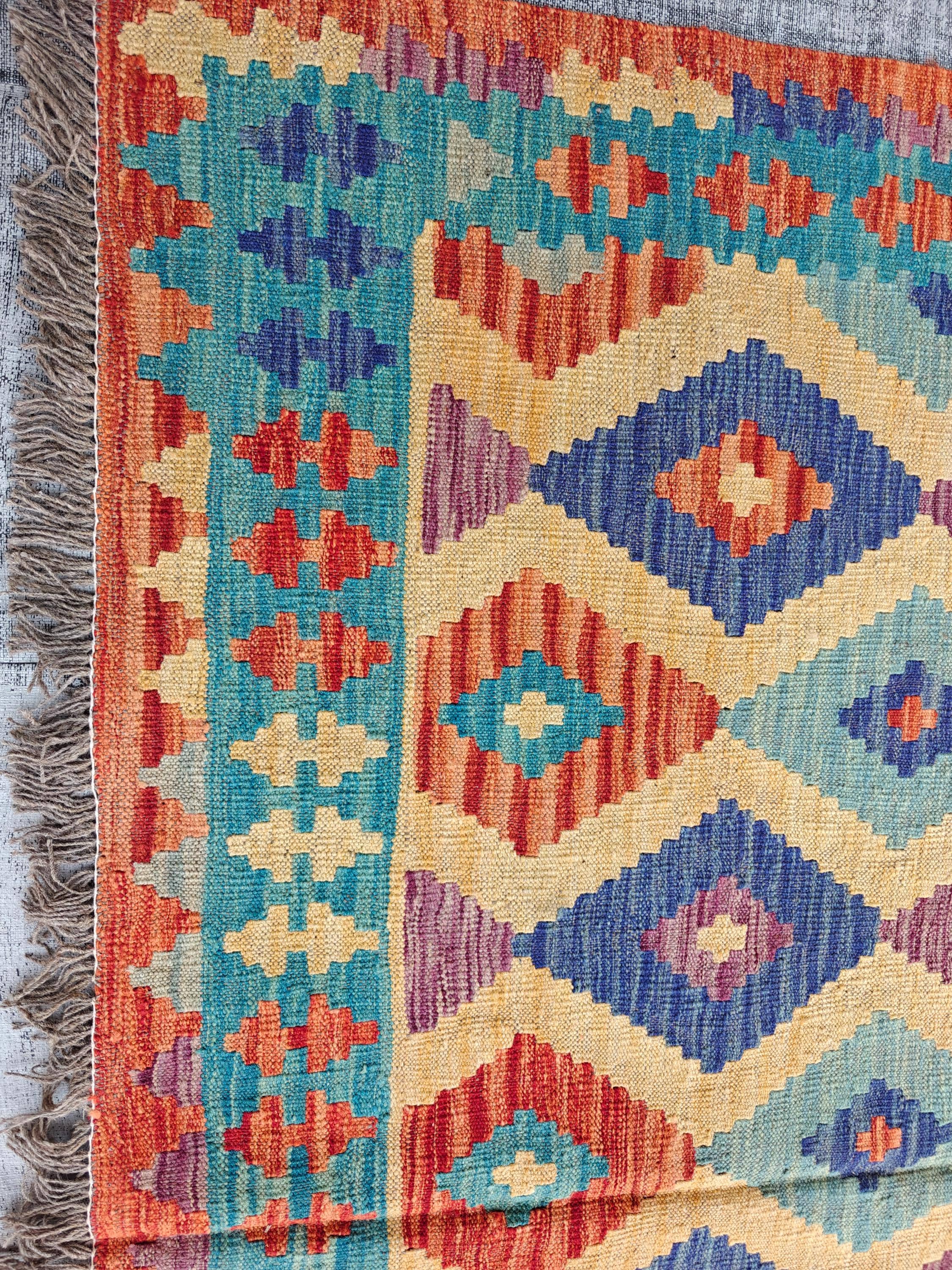 9.5x6.5 Colorful Kilim Handmade Rug, Large Tribal Area Rug, Rugs For Living Room, Afghan Traditional Bedroom Rug, Farmhouse Rug
