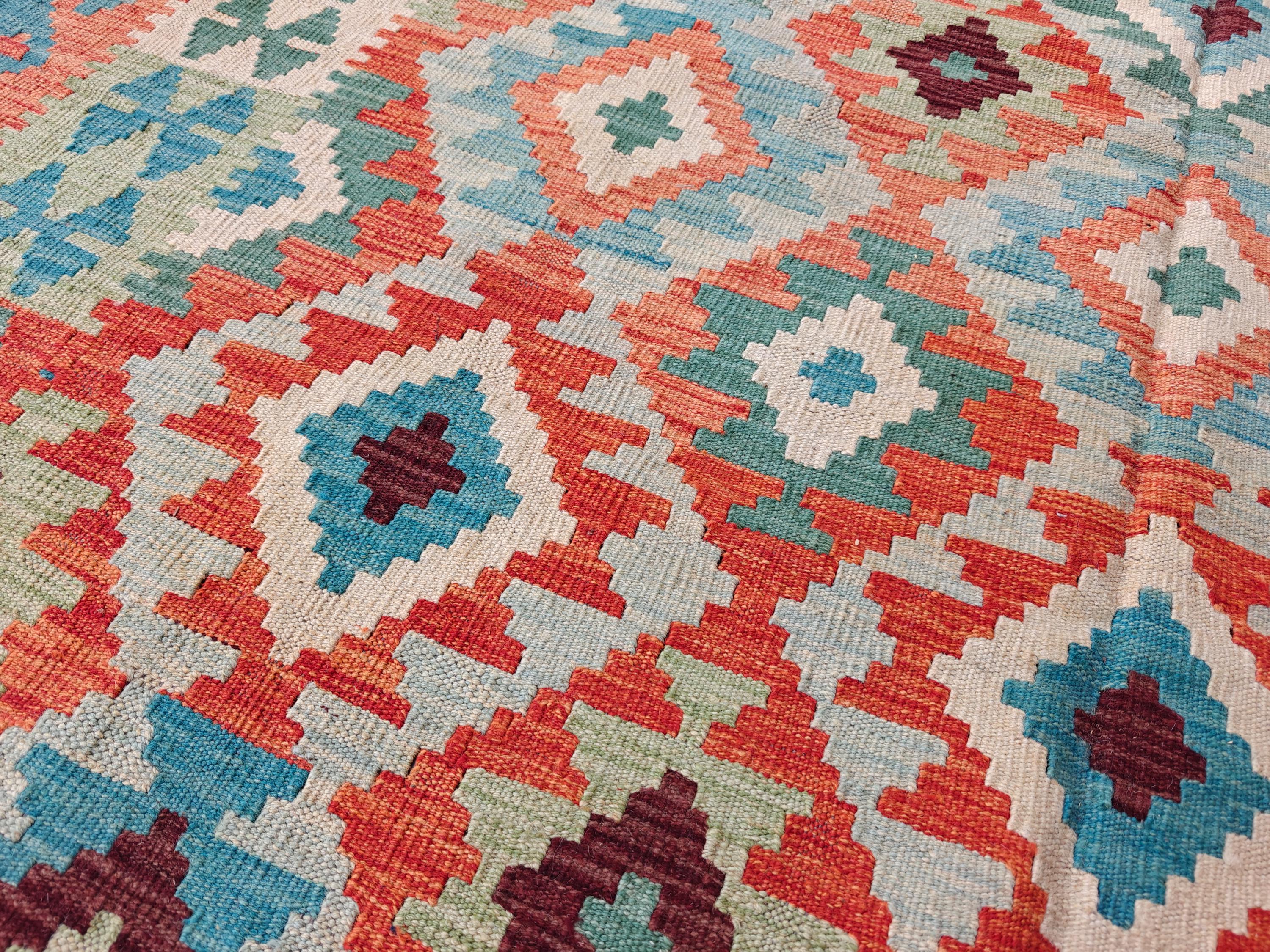 9.4x6.5 Afghan Handmade Chobi Kilim Rug, Rugs For Living Room, Bedroom Rug, Farmhouse Rug