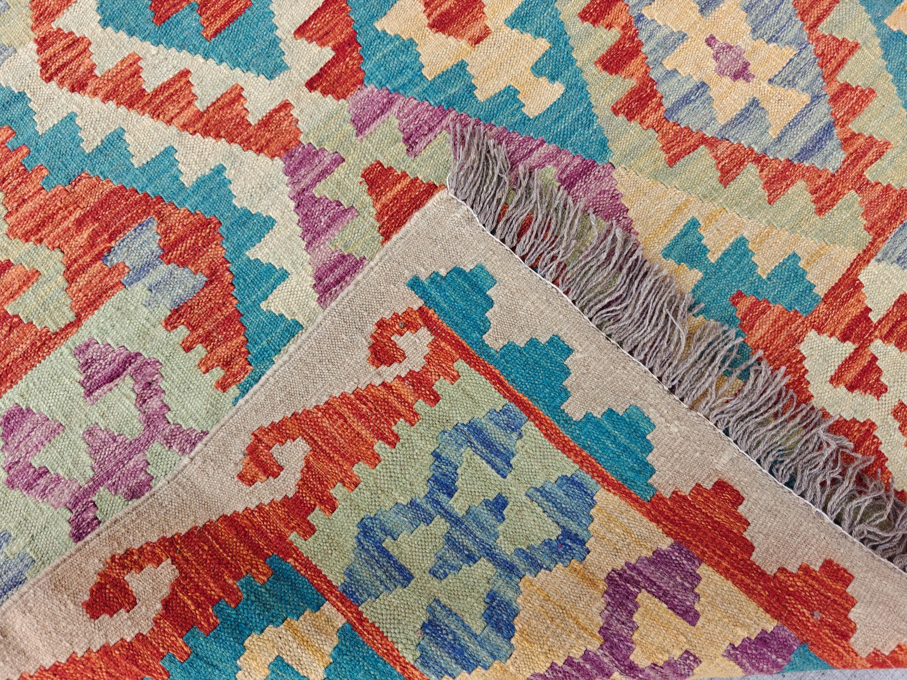 9.7x6.7 Kilim Tribal Afghan Handmade Rug, Colorful Kilim, Rugs For Living Room, Bedroom Rug, Farmhouse Rug, One of Kind Rug