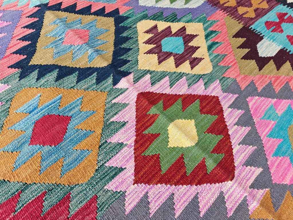 6x8ft, Kilim Afghan Handmade Tribal Rug, Rugs For Living Room, Bedroom Rug, Farmhouse Rug, Natural veg dye wool Rug, One of a kind Rug