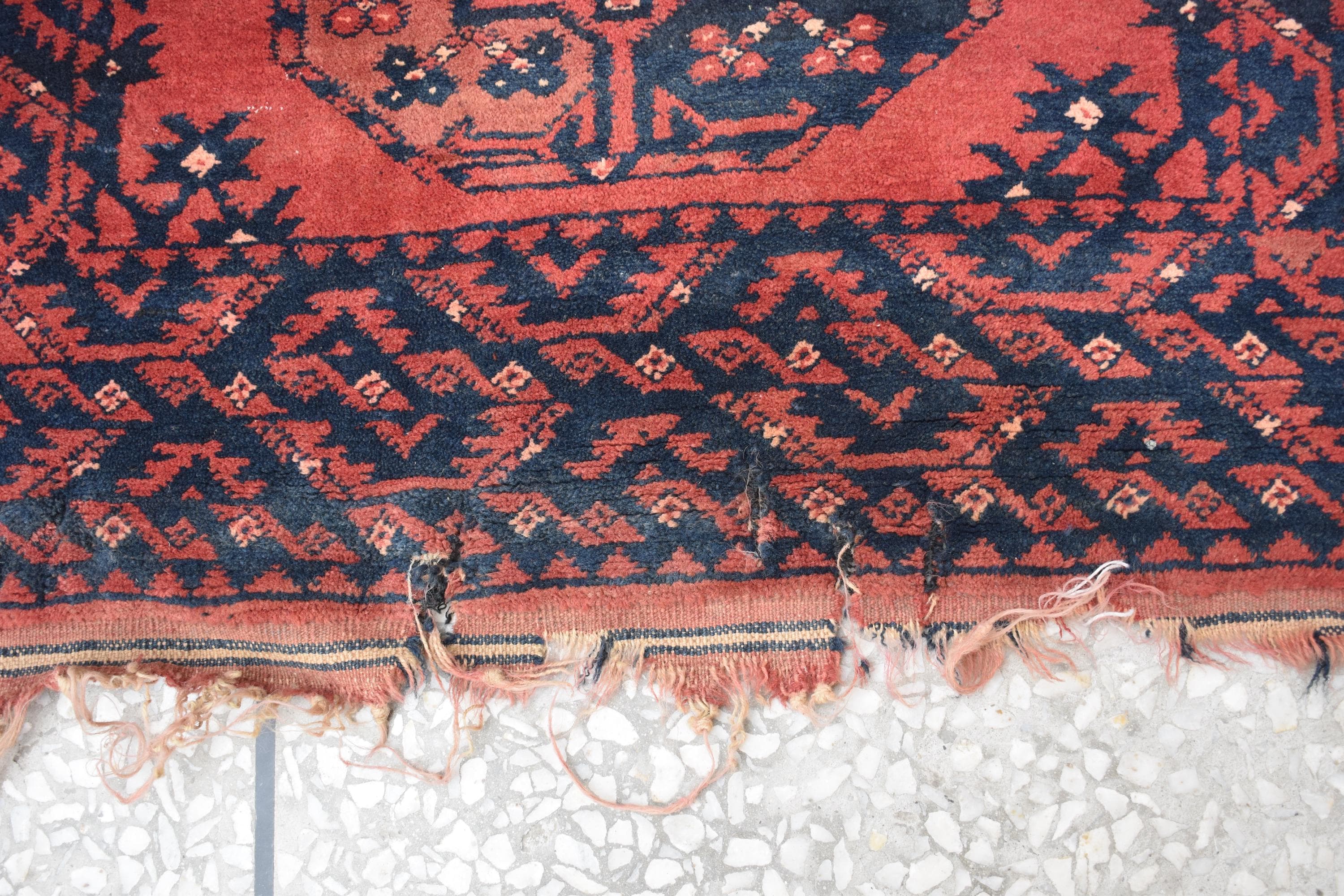 130-Year-Old Vintage Handmade Afghan Runner Rug – 9.8x2.6 ft – Antique Tribal Carpet – Boho Home Decor – Rare Collectible Rug