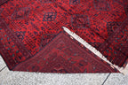 Handmade Beljik Rug 10.8x8.2 ft – Afghan Wool Carpet, Luxury Tribal Area Rug, Red Oriental Rug, Rugs For Living Room, Dining Room Rug