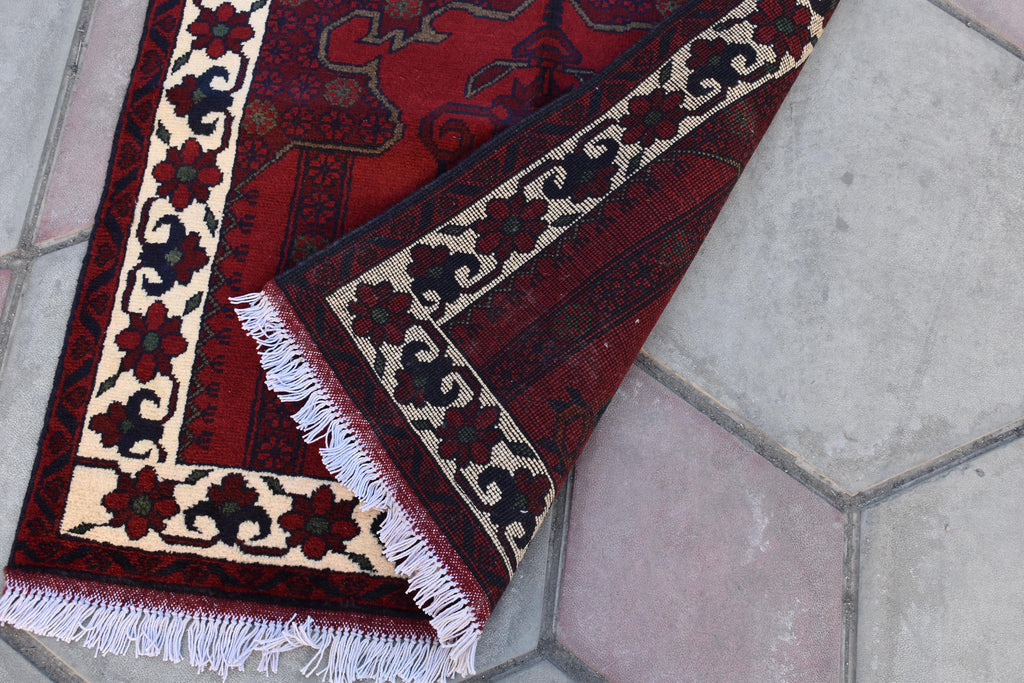 4.1x2.7 Ft Afghan Handmade Prayer Mat, Wall Hanging Rug, Boho Home Decor, Rug For Dining Room and Bedroom
