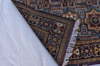 Handmade Kazak Rug – 6.5x4.9 ft – Afghan Wool Tribal Geometric Design – Silver Color– Bohemian Living Room Decor – Eco-Friendly