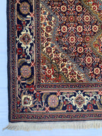 3x5 Tabriz Rug Hand-Knotted Wool Persian Afghan Carpet, Vibrant Multicolor Rug, Rug For Living Room, Bedroom Rug, Small Size Rug 4.11x3.4 ft