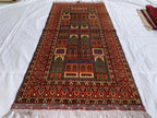 Handmade Afghan Ayni Runner – 6.6x3.1 ft | Wool Tribal Hallway Rug | Oriental Runner | Boho Home Decor Carpet | Short Entryway Rug