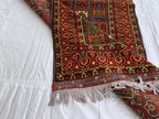 Handmade Afghan Ayni Runner – 6.6x3.1 ft | Wool Tribal Hallway Rug | Oriental Runner | Boho Home Decor Carpet | Short Entryway Rug