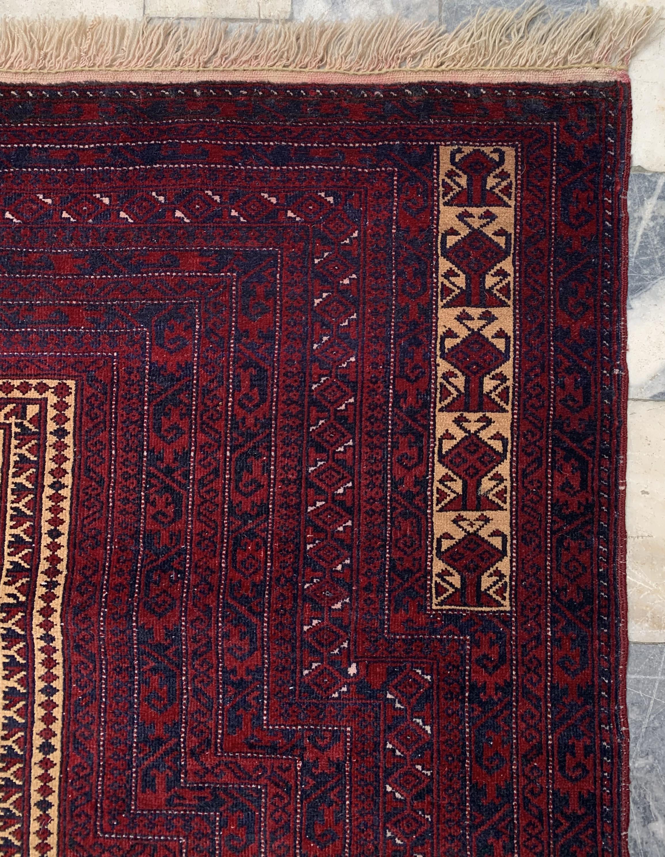 5x3 Handmade Vintage Prayer Mat Islamic Rug | Muslim Prayer Rug | Collectible Item Islamic Gift, Wall Hanging Rug 4.8x3.2 ft
