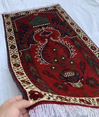 4x2 Handmade Prayer Mat | Islamic Rug | Muslim Prayer Rug | Soft & Luxurious Sajjadah | Turkish Style Janamaz | Islamic Gift 4.1x2.4 ft
